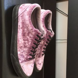 Velvet Vans- light purple